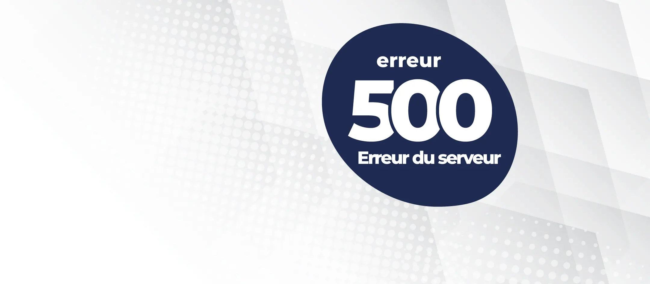 Erreur 500 - Erreur serveur